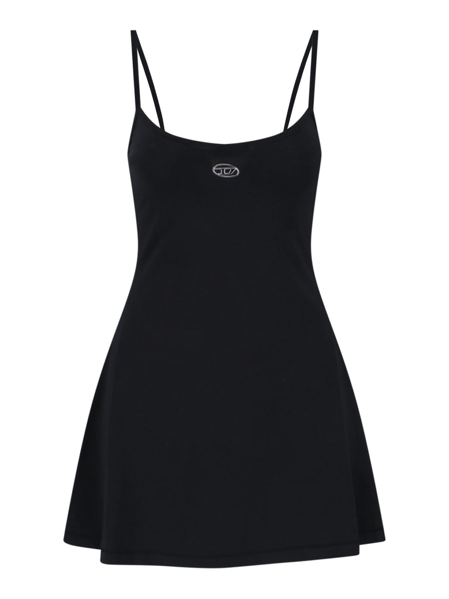 Diesel 95% Cotton dress in black