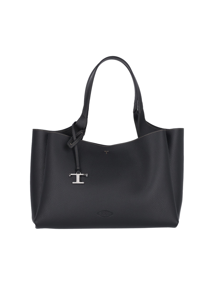 Tod's 100% Calf Leather shoulder bag in black