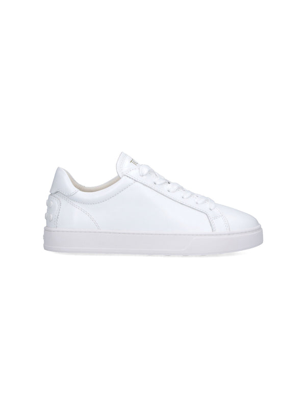 Tod's 100% Calf Leather sneakers in white