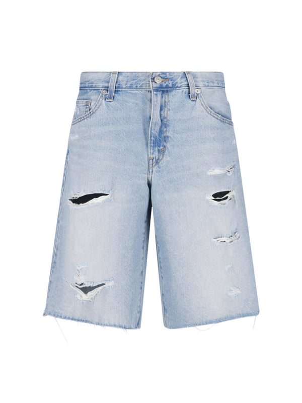Levi'S Strauss Denim denim shorts in blue