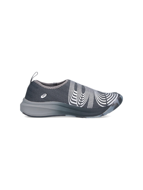 Asics Mesh sneaker in gray