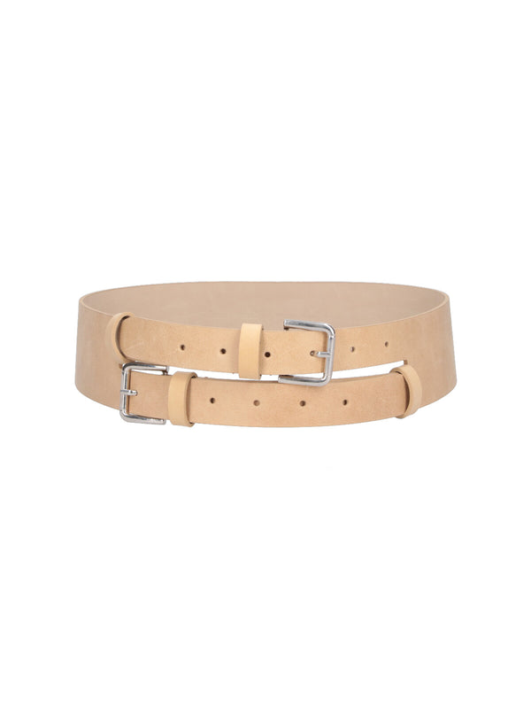 Paloma Wool 100% Leather belt in beige