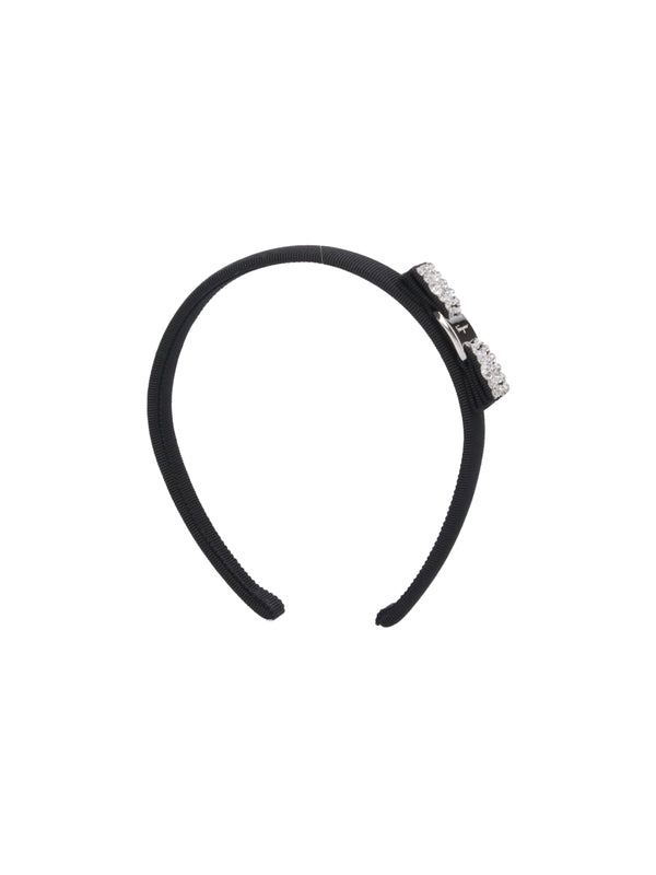 Ferragamo 35% Cotton headband in black