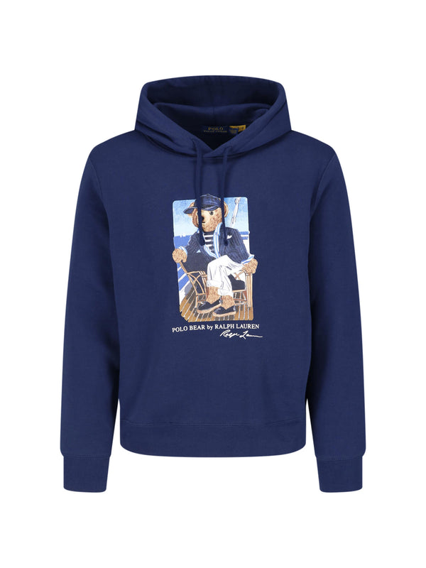 Polo Ralph Lauren 81% Cotton hoodie in navy