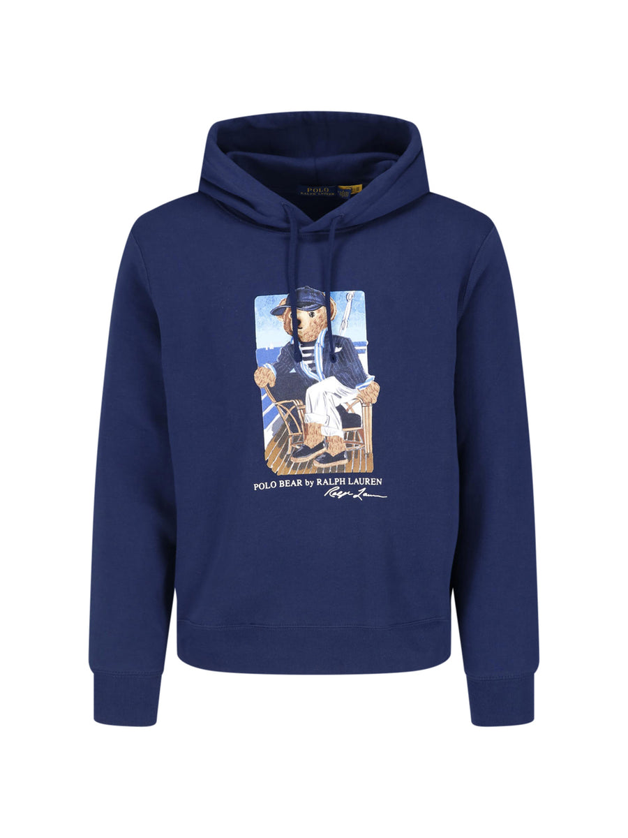 Polo Ralph Lauren 81% Cotton hoodie in navy