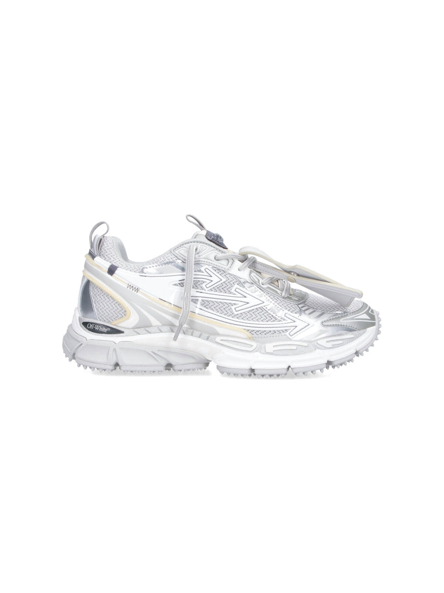 Off-White Upper: 65% Polyurethane sneaker in gray
