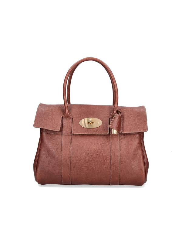 Mulberry 100% bovine leather shoulder bag in brown