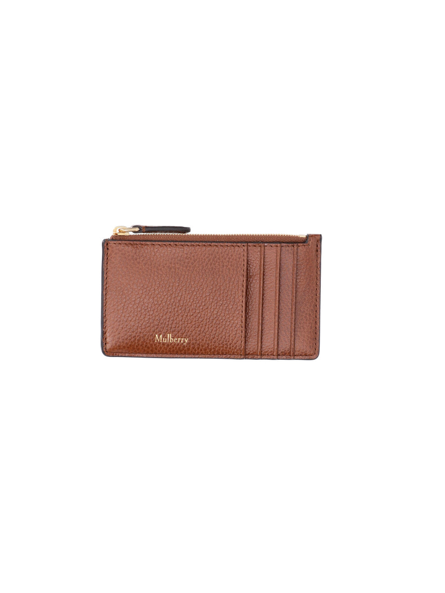 Mulberry 100% bovine leather wallet in brown