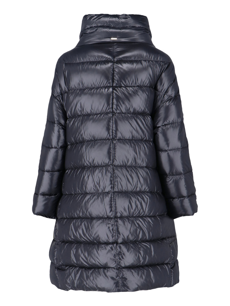 Herno 100% Polyamide down jacket in black