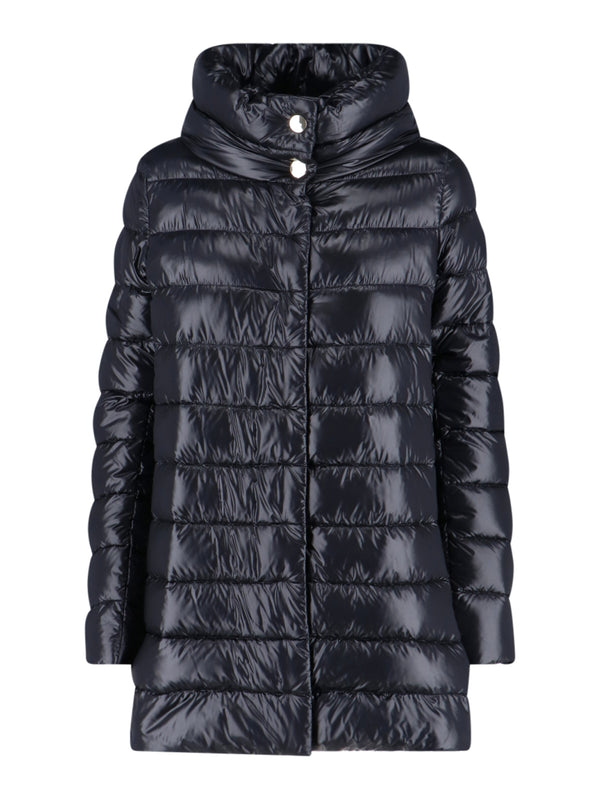 Herno 100% Polyamide down jacket in black