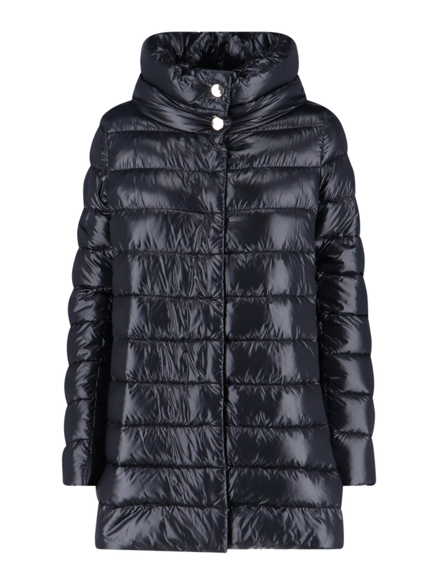 Herno 100% Polyamide down jacket in black