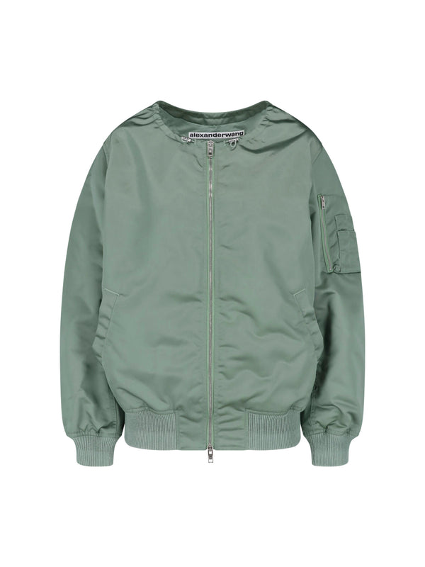 Alexander Wang 100% Polyamide jacket in green