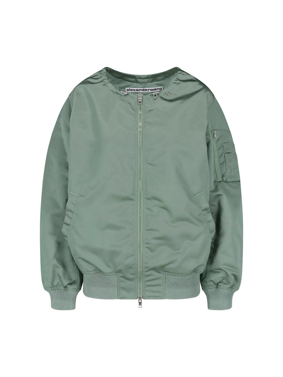 Alexander Wang 100% Polyamide jacket in green
