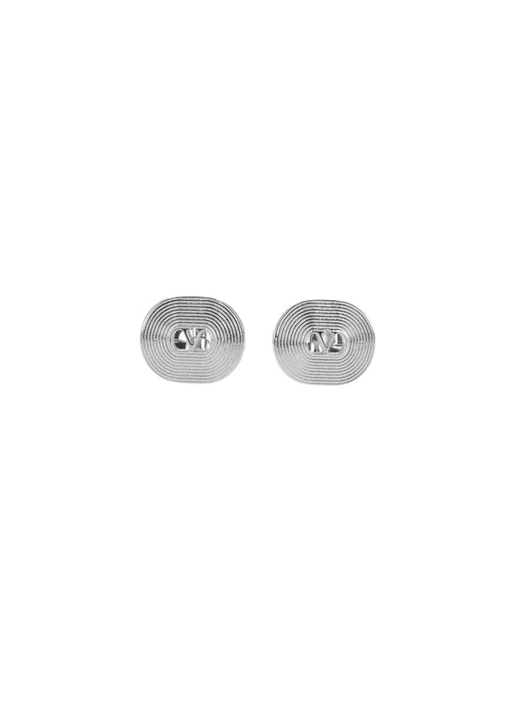 Valentino Garavani 100% brass cufflinks in silver