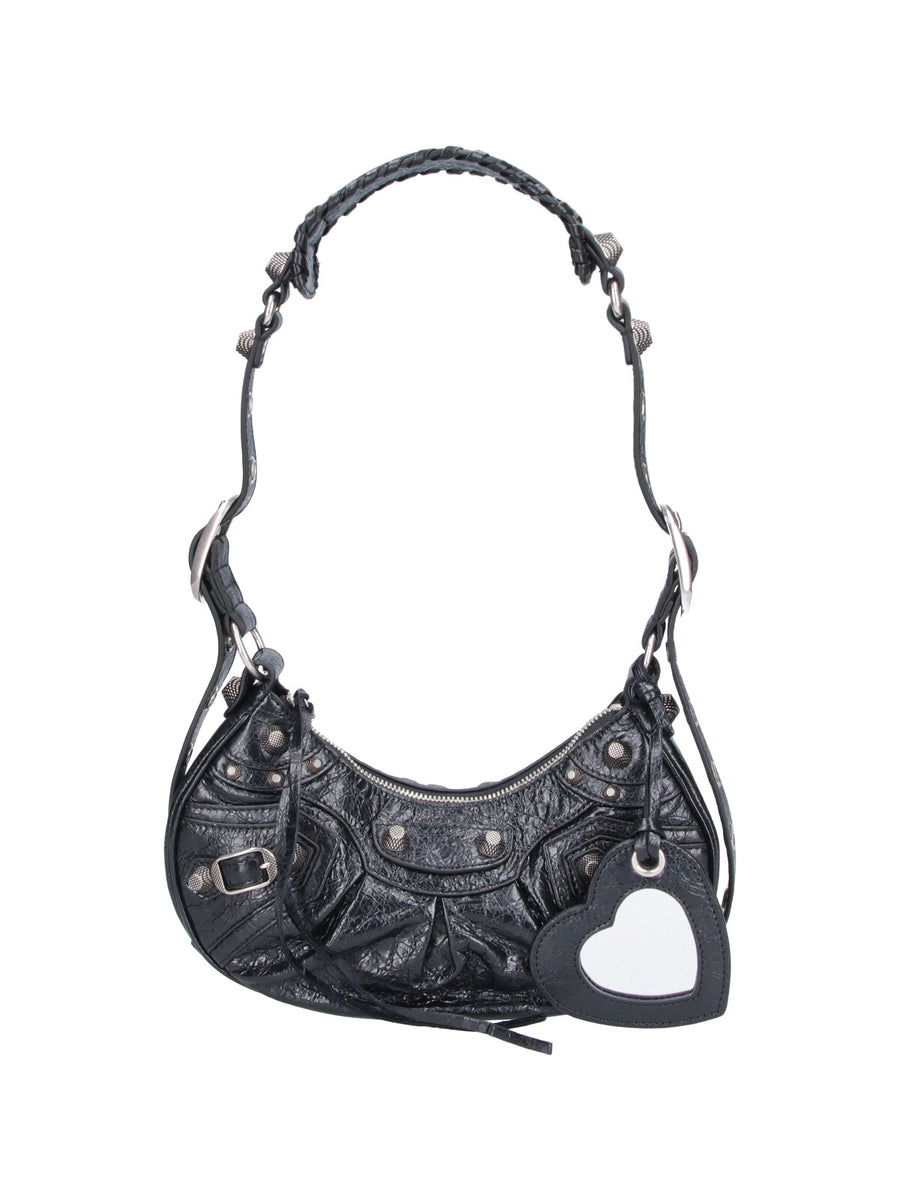 Balenciaga 100% Lamb Leather shoulder bag in black