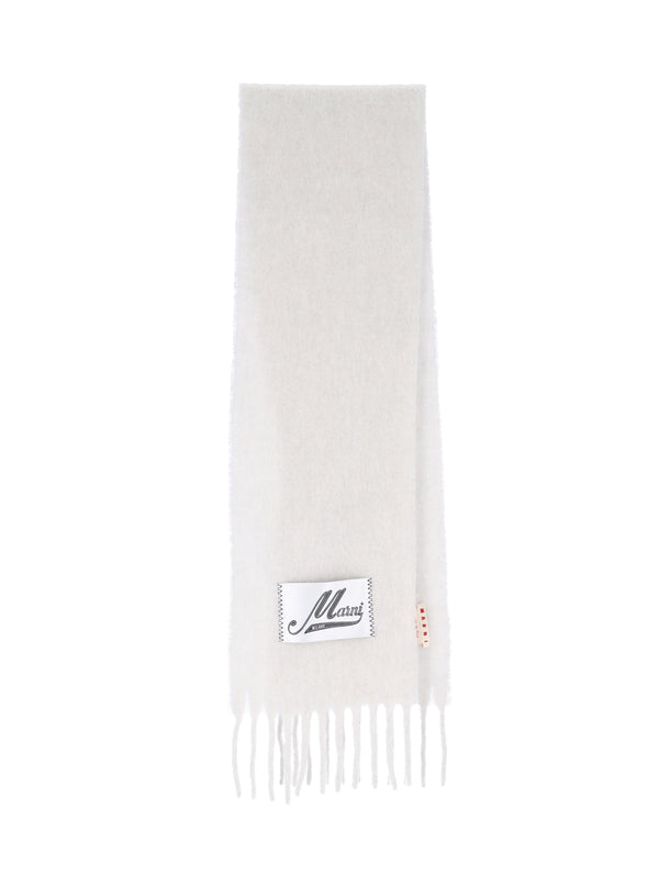 Marni 80% Alpaca scarf in grey