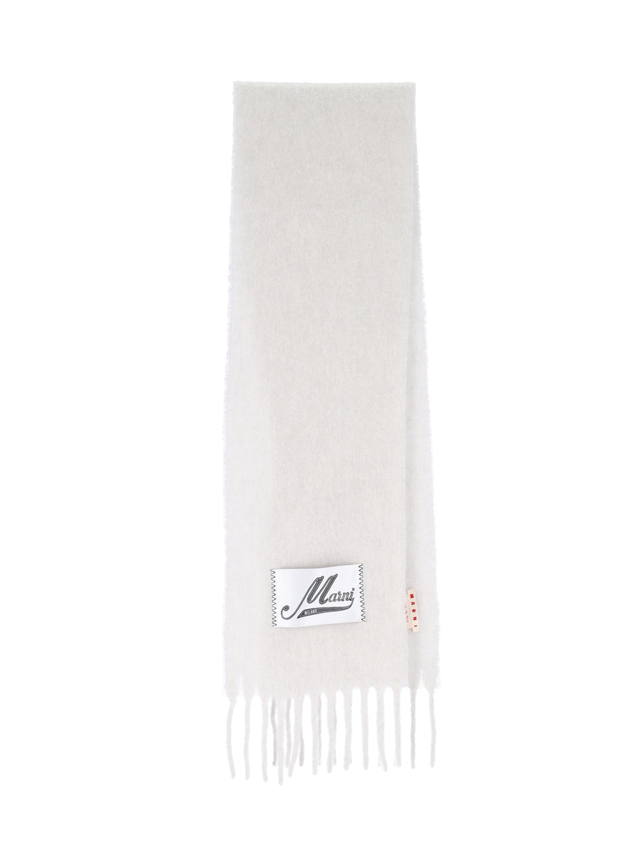 Marni 80% Alpaca scarf in grey