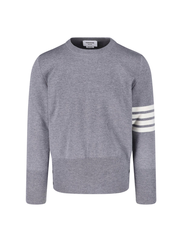 Thom Browne 100% Virgin Wool sweater in gray