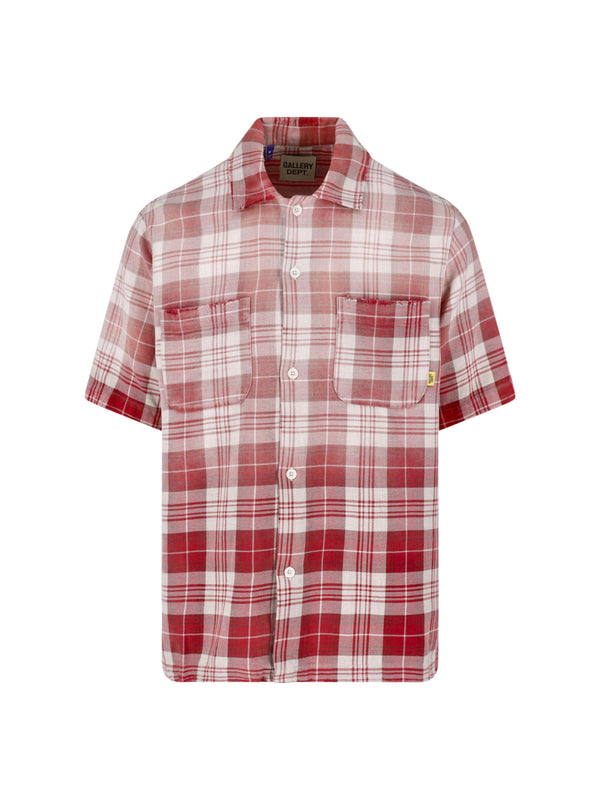 Gallery Dept 100% Cotton shirt in red