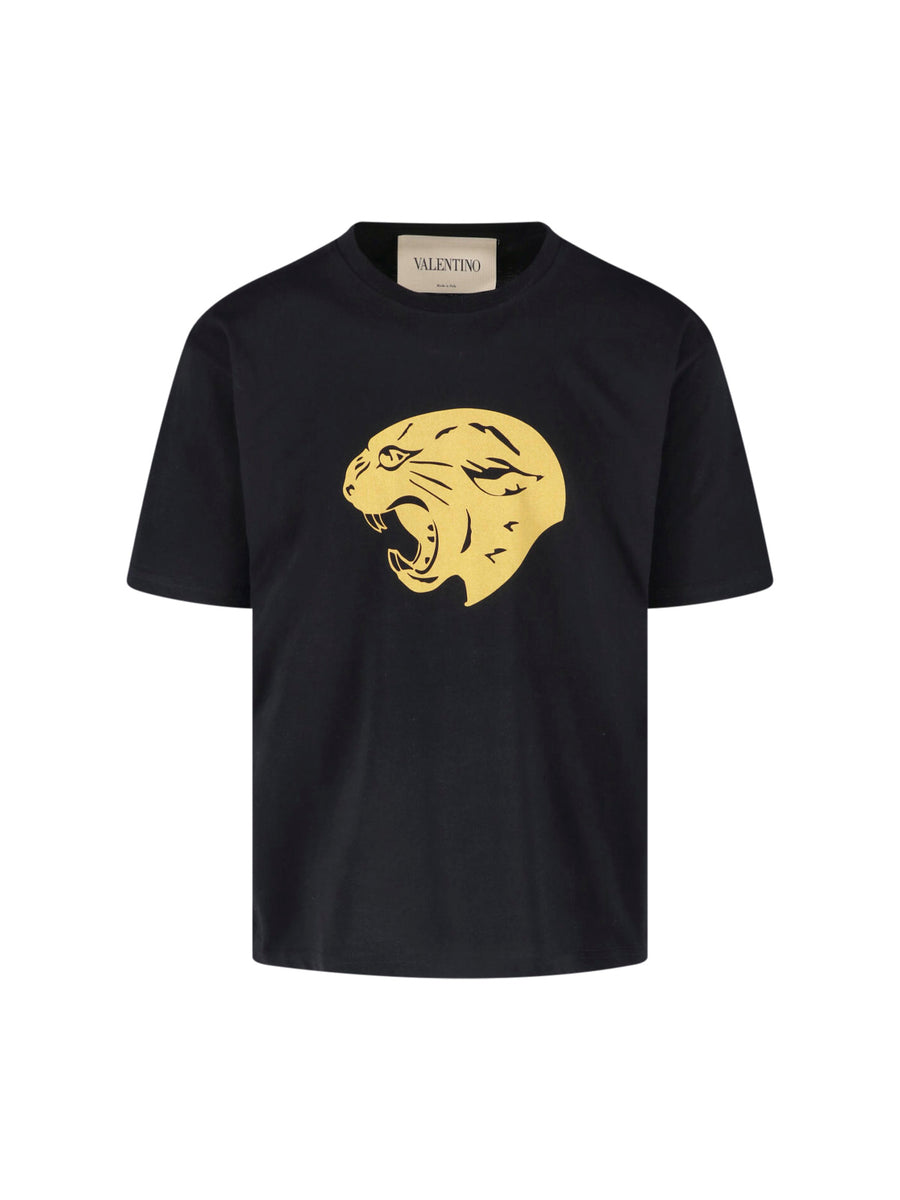 Valentino 100% Cotton t-shirt in black