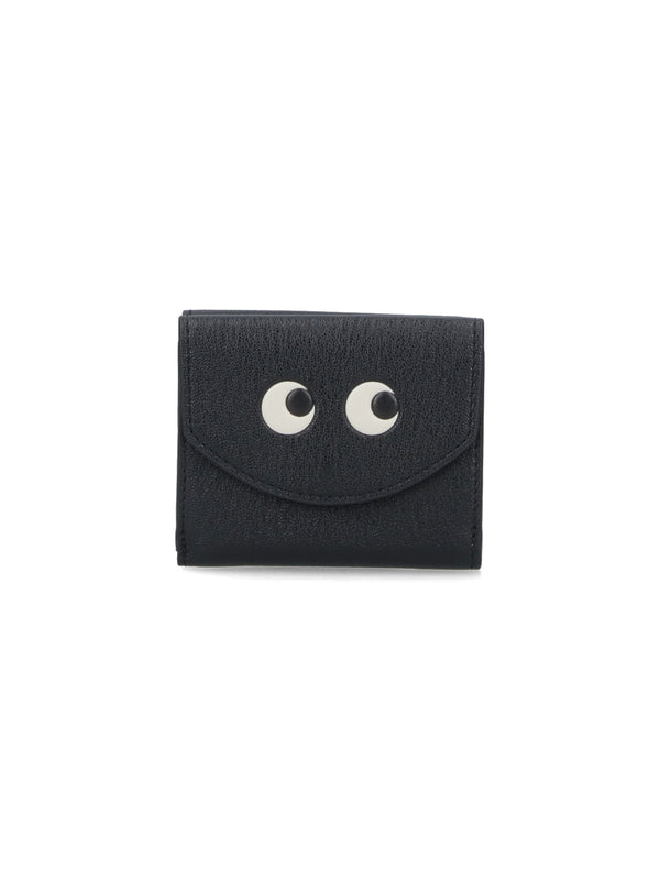 Anya Hindmarch 100% Goat Leather wallet in black