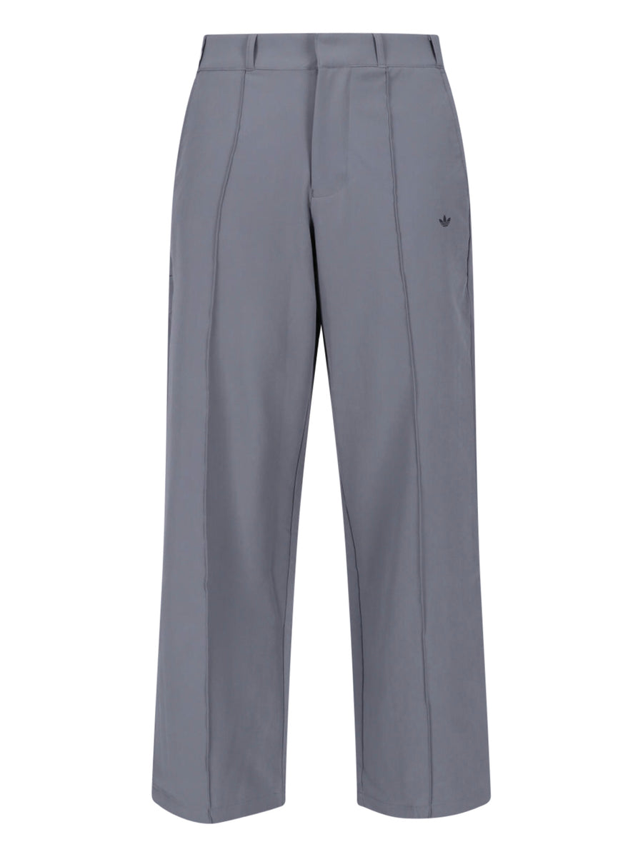 Adidas 88% Recycled Polyester trousers in gray