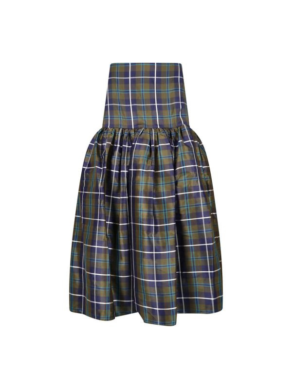 Paloma Wool 100% Silk skirt in navy