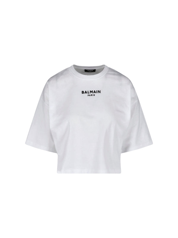 Balmain 100% Cotton t-shirt in white