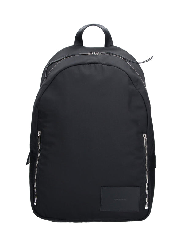 Jil Sander 97% Polyamide backpack in black