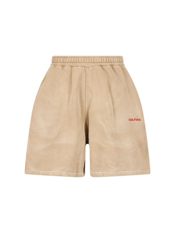 Cultura Cotton shorts in beige