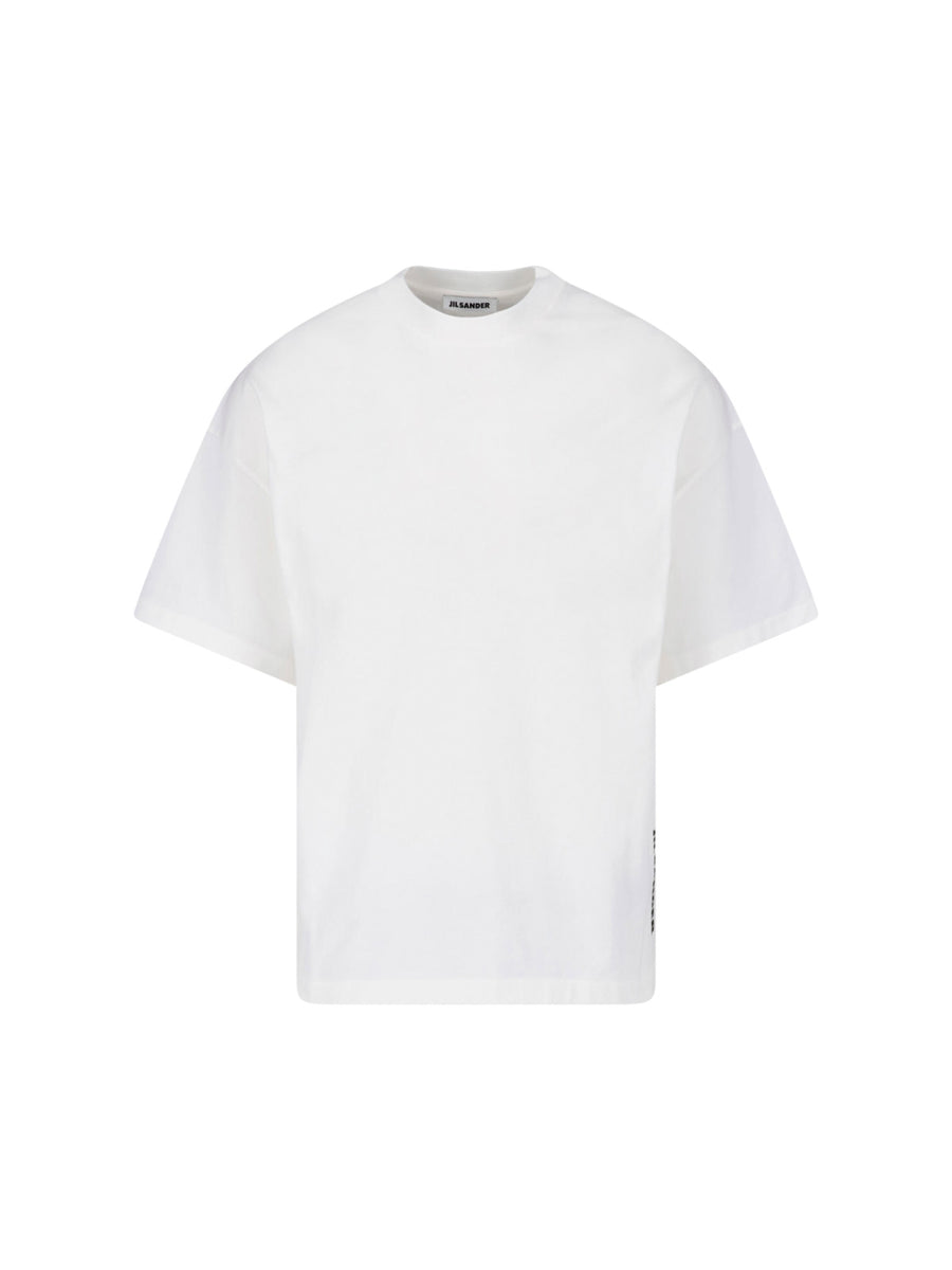 Jil Sander 100% Cotton t-shirt in white