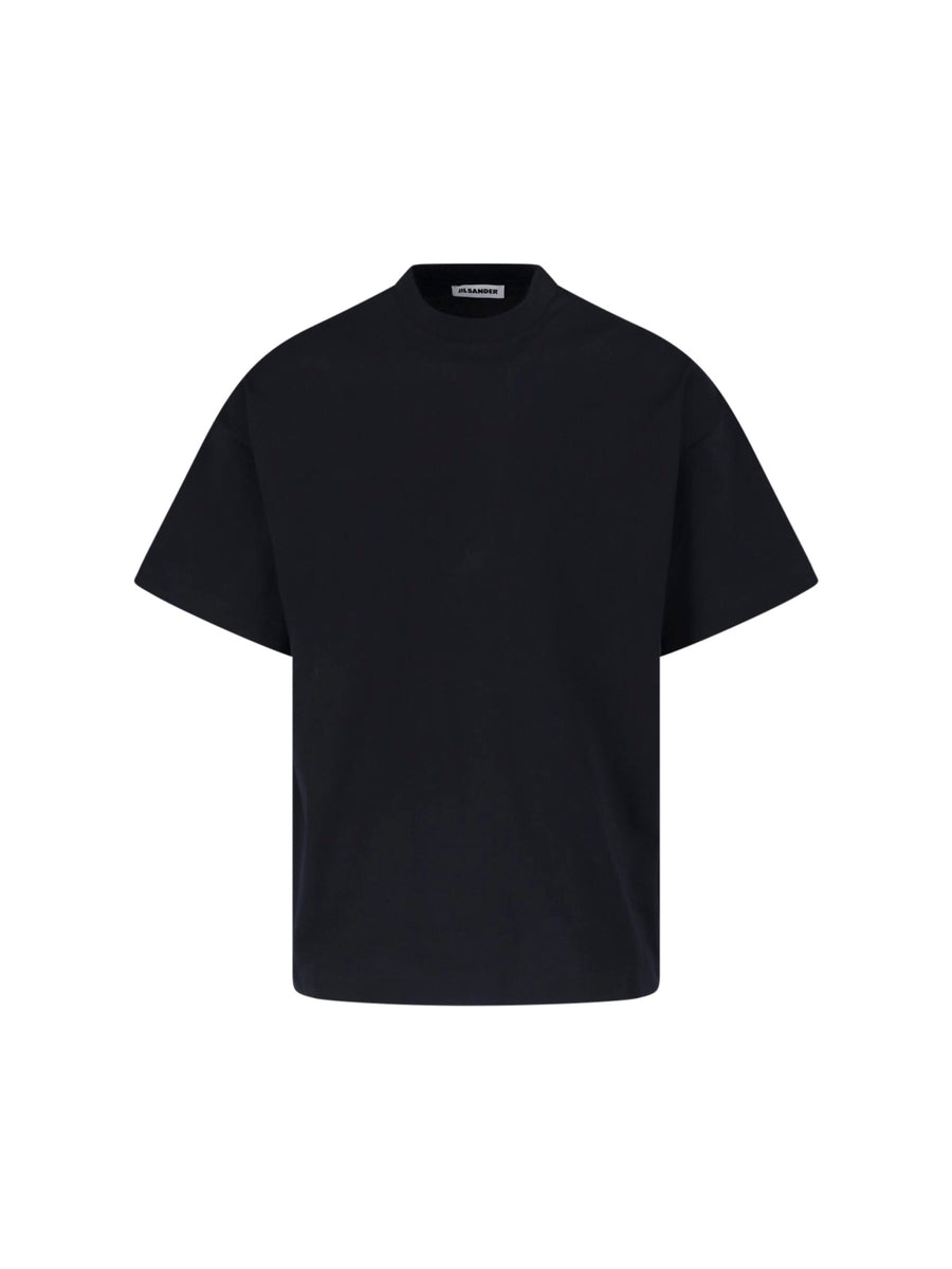 Jil Sander 100% Cotton t-shirt in black