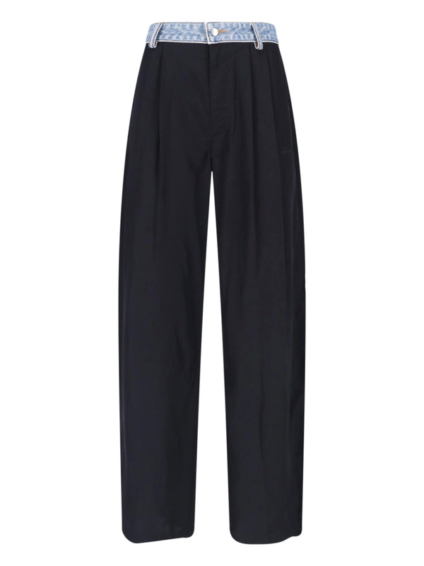 Alexander Wang 100% Viscose trousers in black