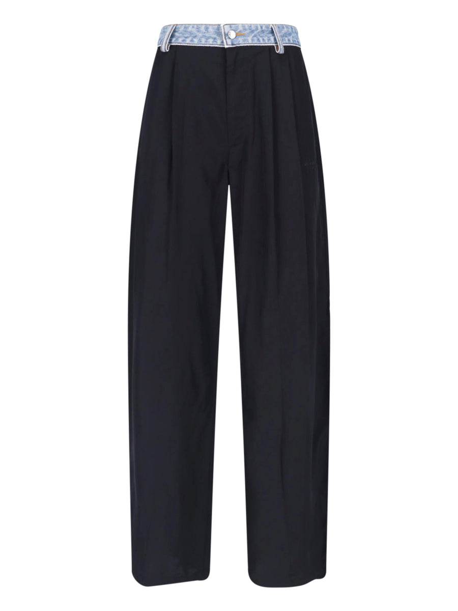 Alexander Wang 100% Viscose trousers in black