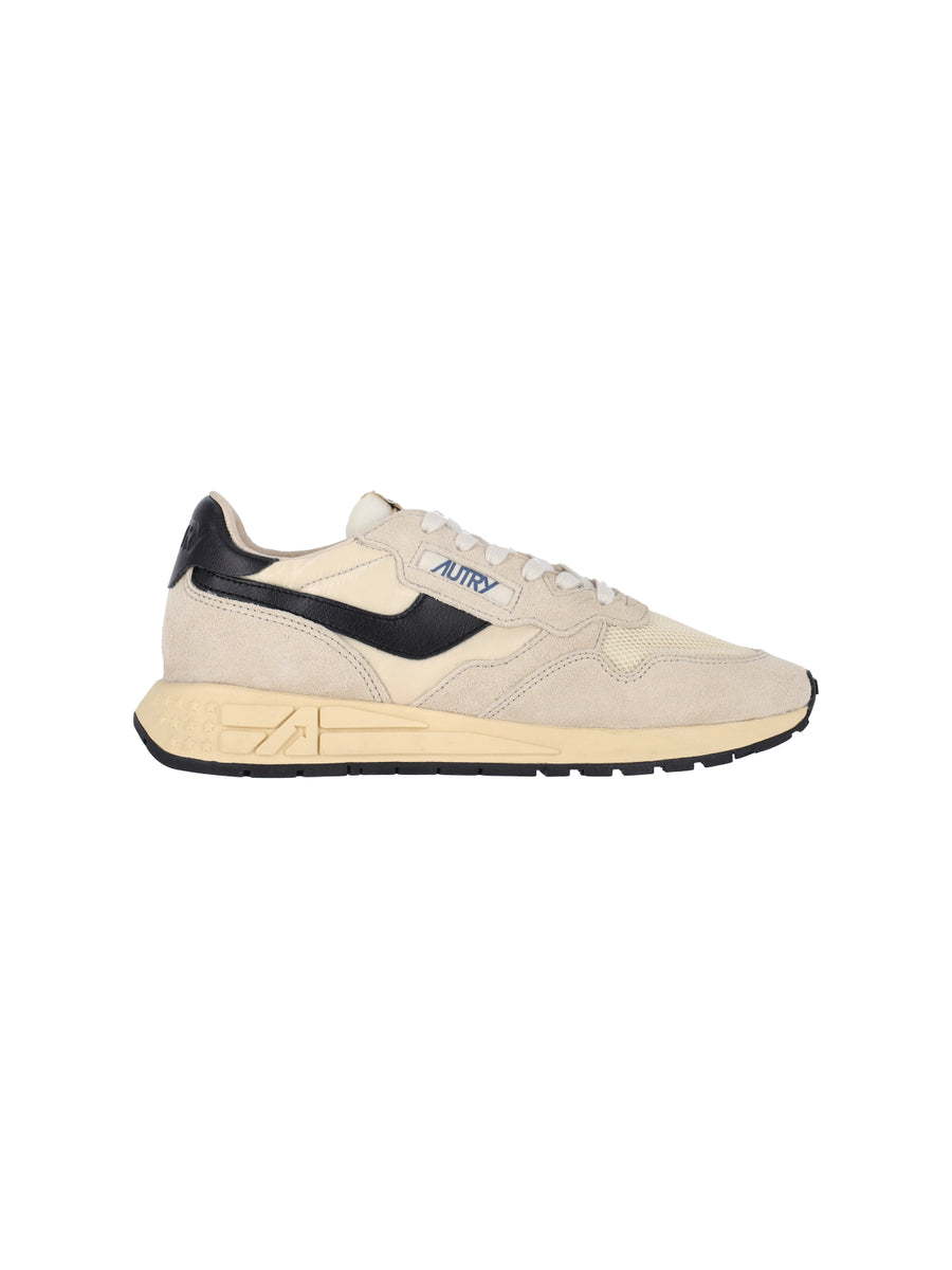 Autry Upper: 50% Nylon sneaker in cream