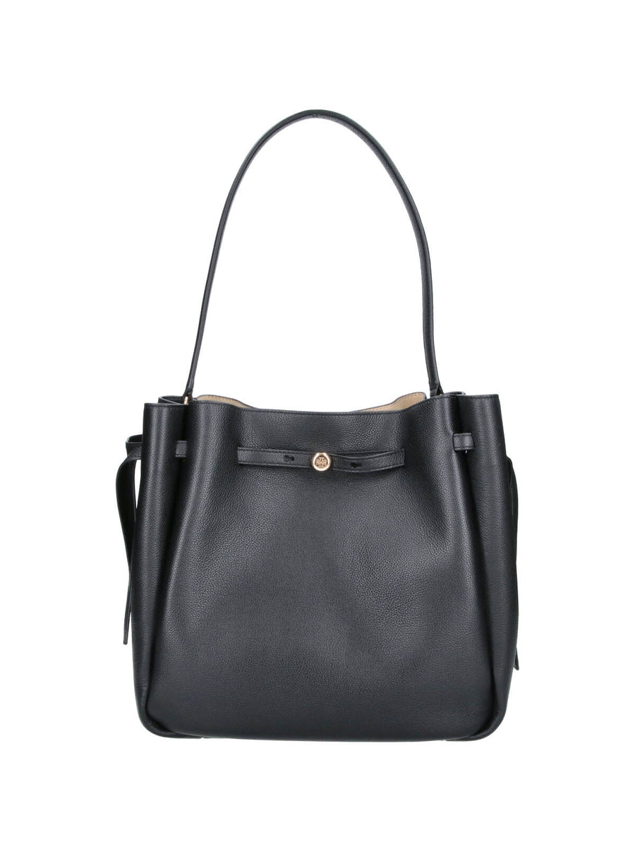 Tory Burch 100% Cow Leather; Lining: 60% Polyamide shoulder bag in black
