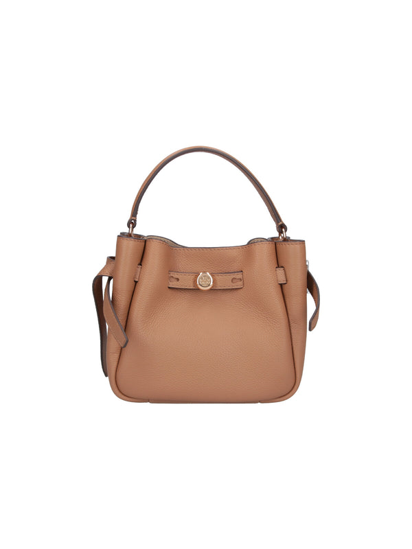 Tory Burch 100% Cow Leather shoulder bag in beige