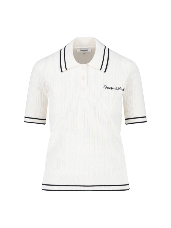 Sporty & Rich polo in white