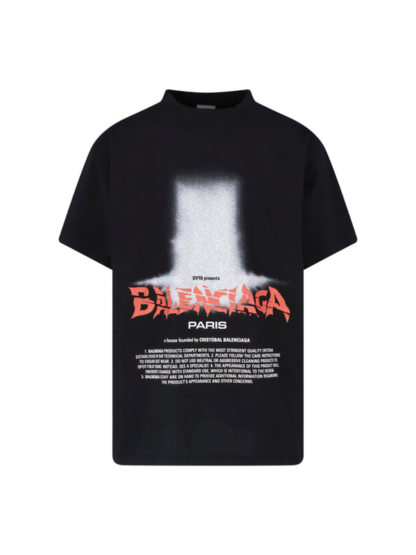 Balenciaga Tuvo 100% Cotton t-shirt in black