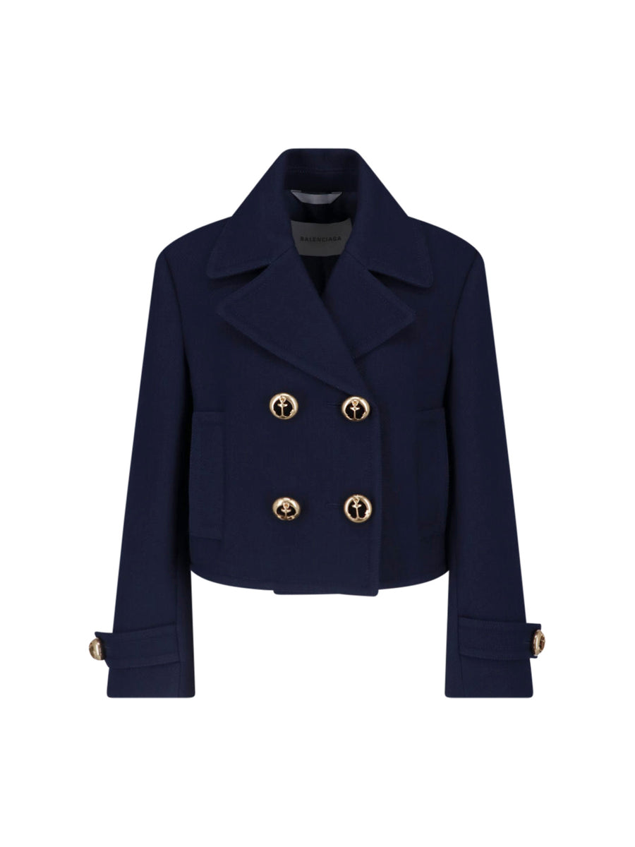 Balenciaga 100% Wool blazer in navy