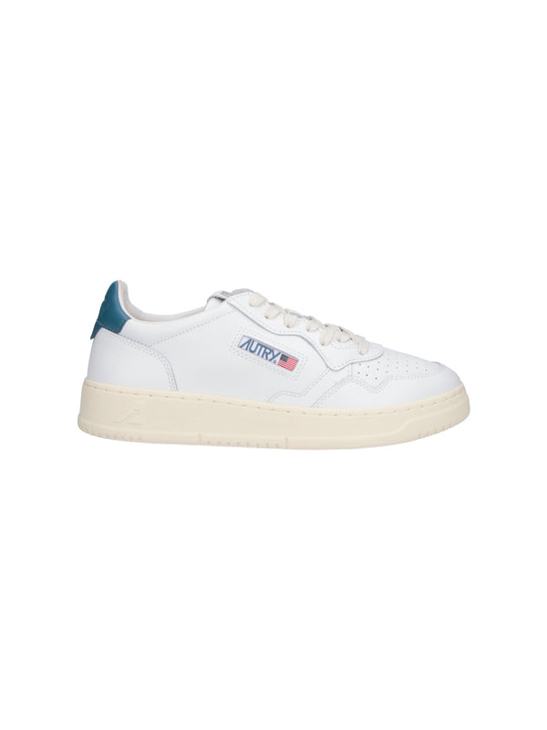 Autry Upper: 100% Cow Leather sneaker in white