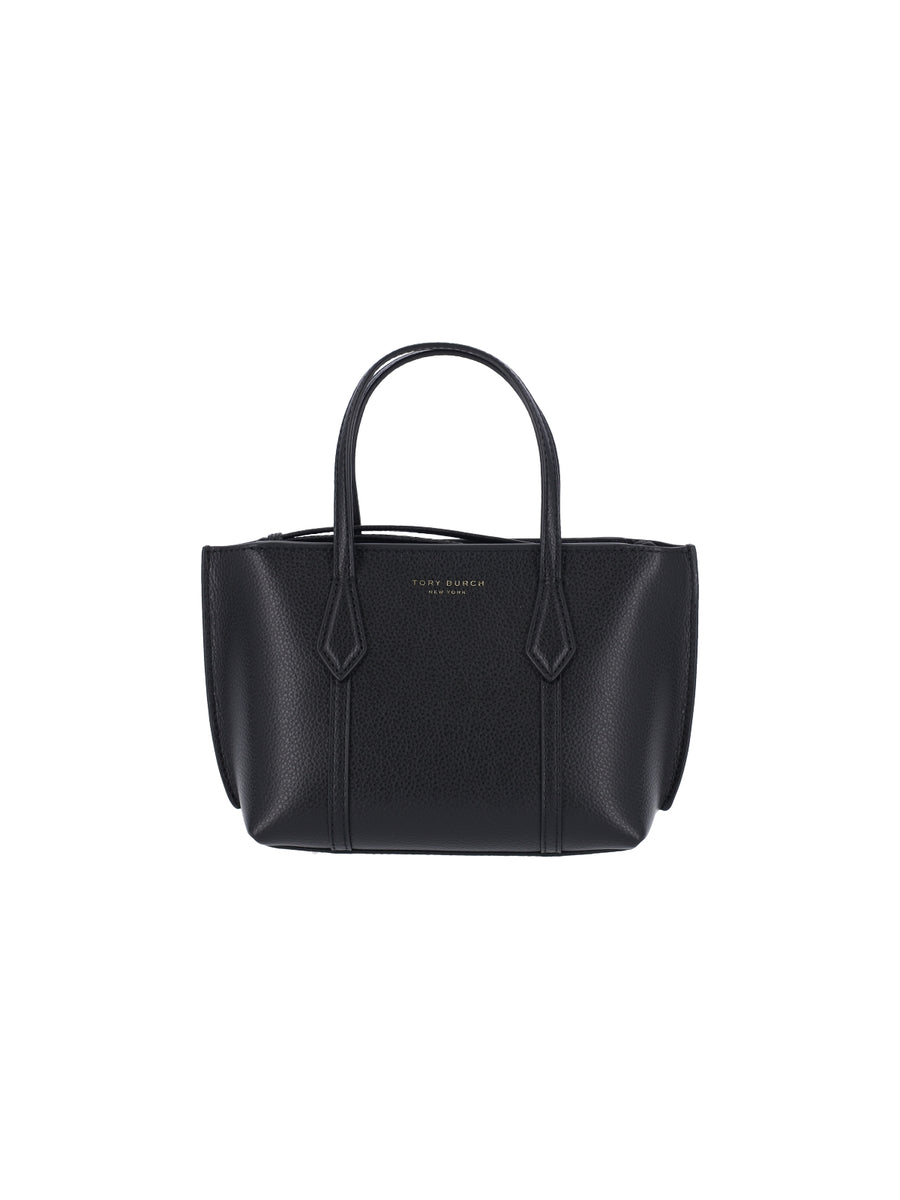 Tory Burch 100% Cow Leather tote bag in black