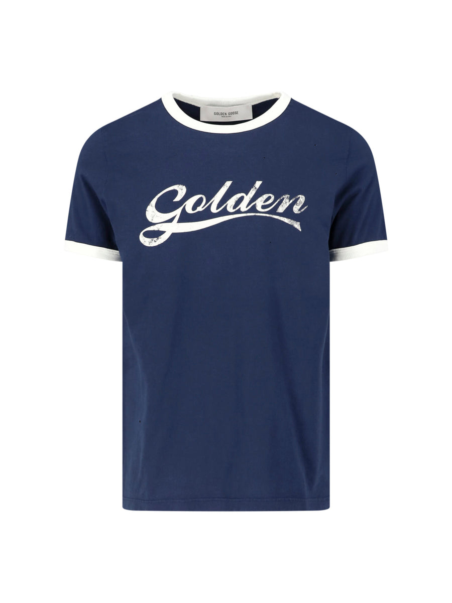 Golden Goose 100% Cotton t-shirt in navy