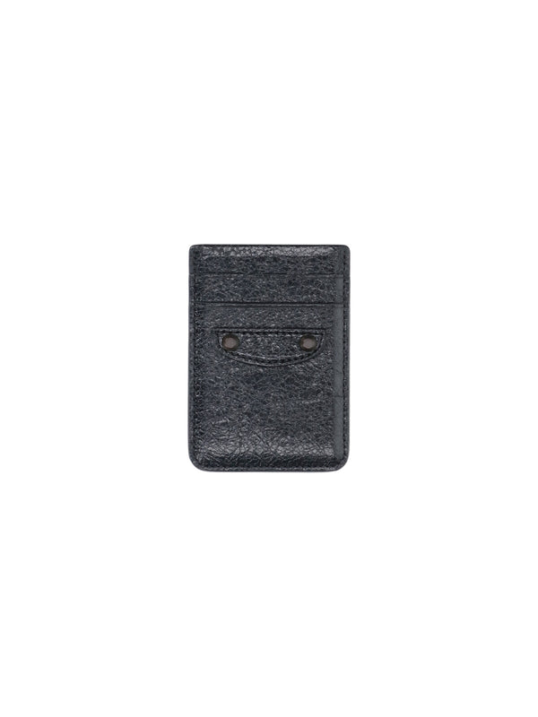 Balenciaga 100% Lamb Leather wallet in black