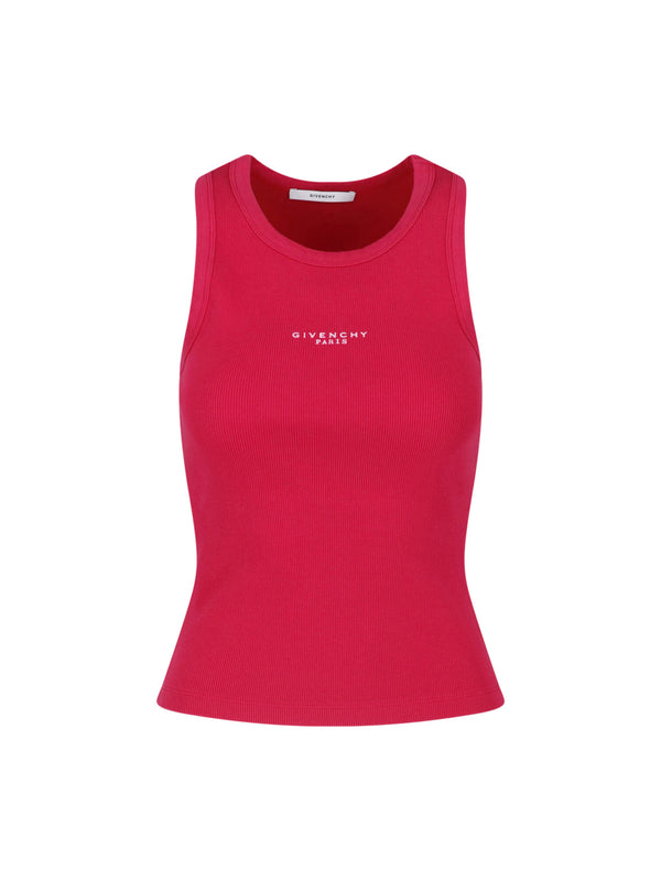 Givenchy 98% Cotton tank top in pink