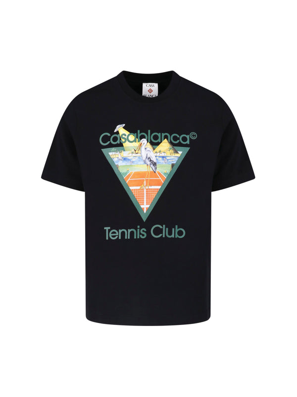 Casablanca 100% Organic Cotton t-shirt in black