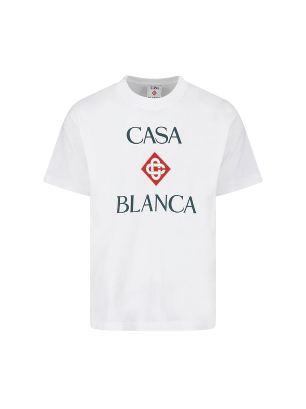 Casablanca 100% Organic Cotton t-shirt in white