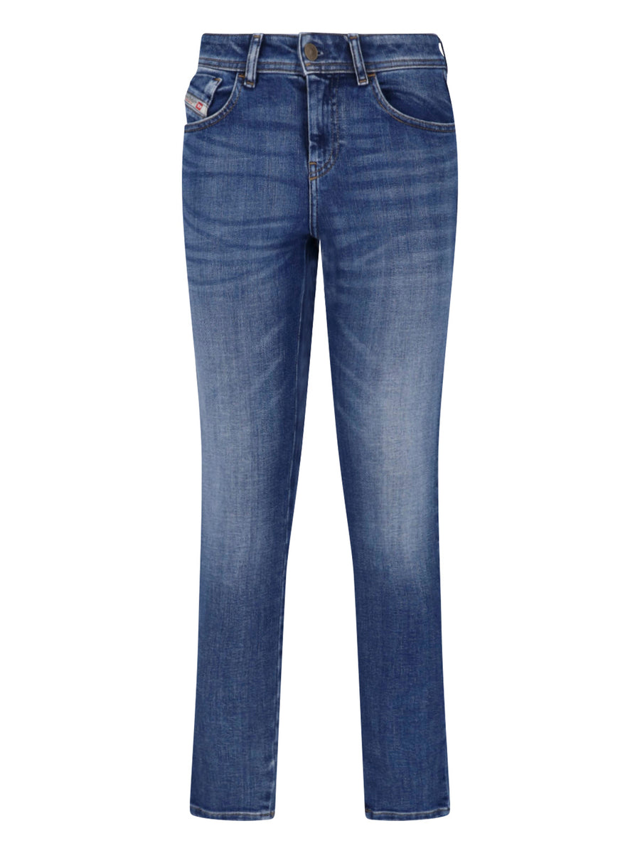 Diesel 79% Cotton jeans in blue