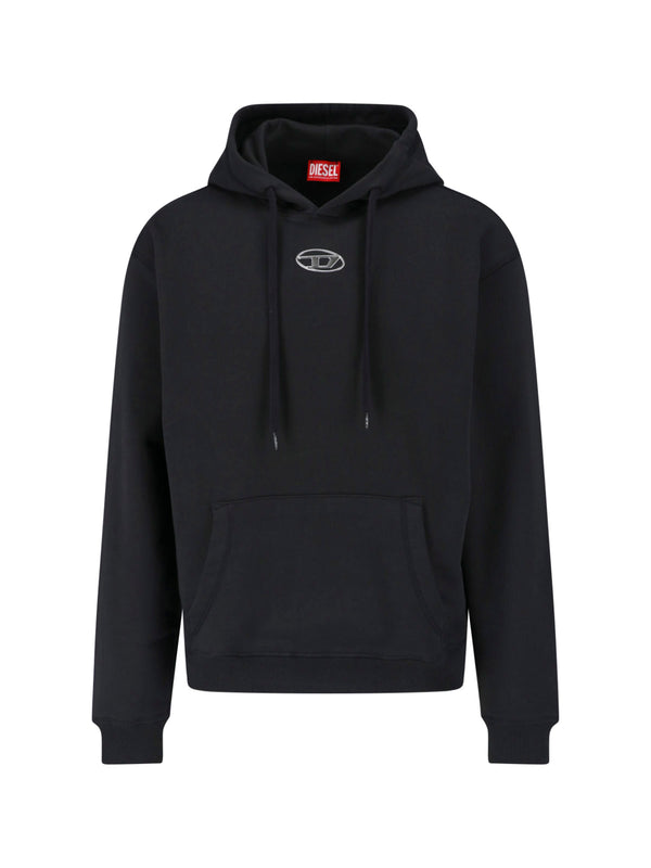 Diesel 100% Cotton hoodie in black