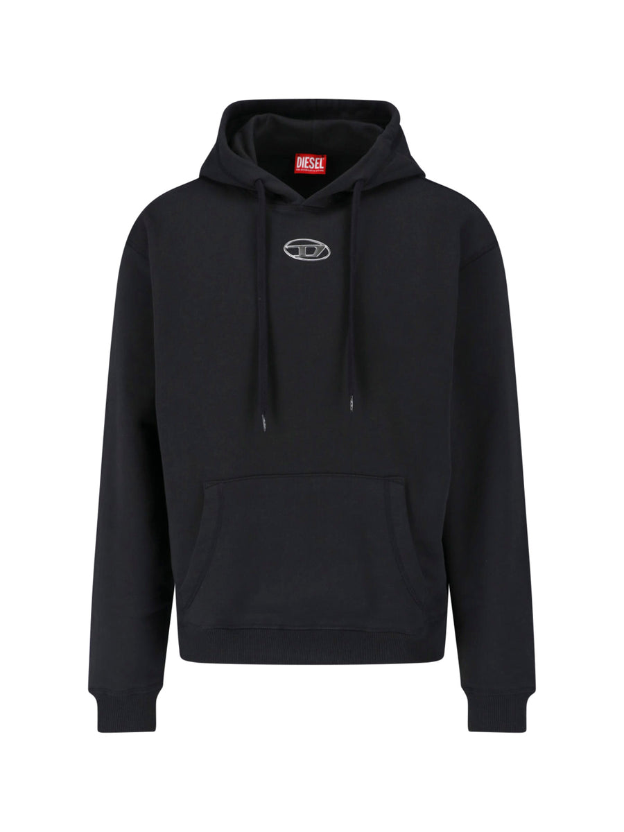 Diesel 100% Cotton hoodie in black